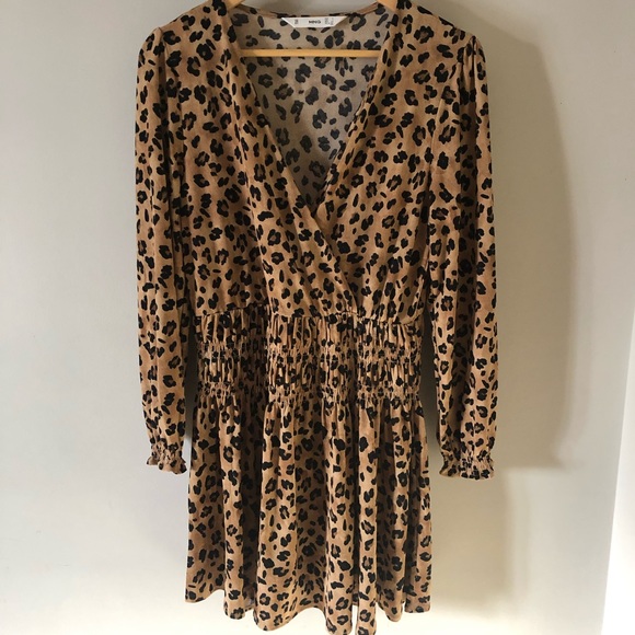 Mango Leopard Print Dress - Picture 1 of 3